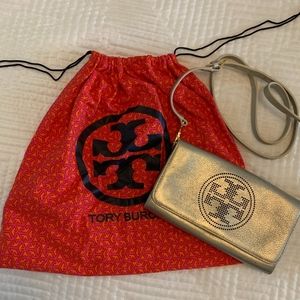 Tory Burch Gold cross body